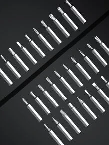 1套多功能螺絲刀修理工具