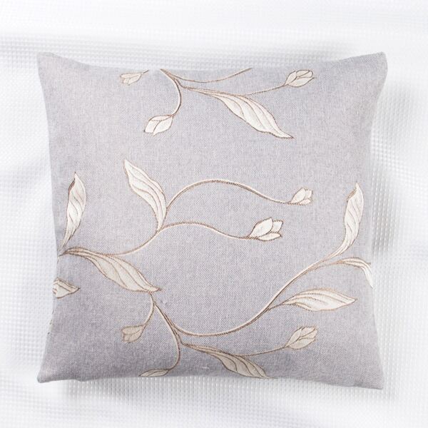 

Jacquard Leaf Cushion Cover Without Filler, Multicolor