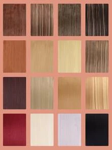 5入組夾長款卷合成纖維假髮片 - 彩色 - 查看 5