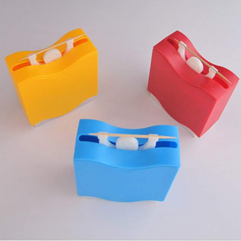 

1pc Random Color Toothpick Holder, Multicolor