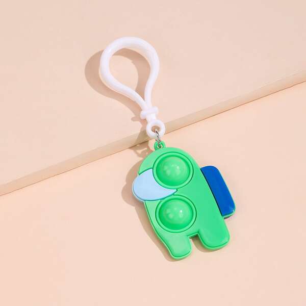 

Colorblock Push Bubble Bag Strap, Green