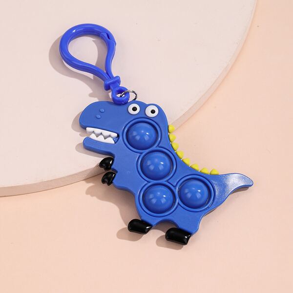 

Cartoon Dinosaur Design Push Bubble Bag Strap, Blue
