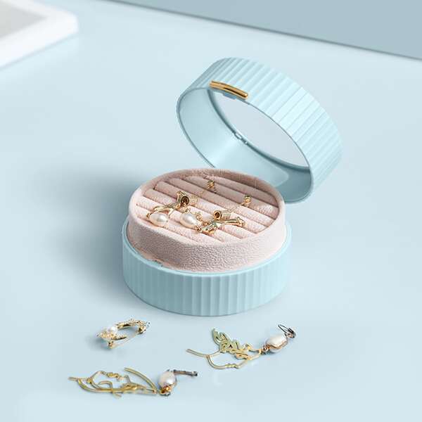 

1pc Random Color Jewelry Box, Multicolor