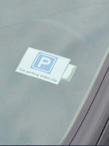 4入組透明車票支架夾 - 無色 - 查看 1