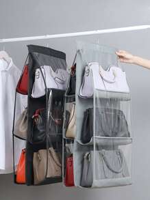 1pc Random Color Home Bag Storage Bag, Household Three-Dimensional Dust-Proof Hanging Bag Decorations Autumn Decor Festival Decor Room Decor Home Decor Fall Decor Bedroom Decorbedroom,Organizer,Organiser,Home Storage,White T Shirt Women,Black Pants Women,Ladies Winter Clothes,Dress,Winter Clothes For Ladies,Elegant Woman Dresses,White Shirt For Ladies,Long Sleeve,White Jumpsuit For Women,Spring Dresses For Women,Spring Outfits For Women,Spring,Spring Clothes,Minimalist,Summer Tops - Multicolor - View 2