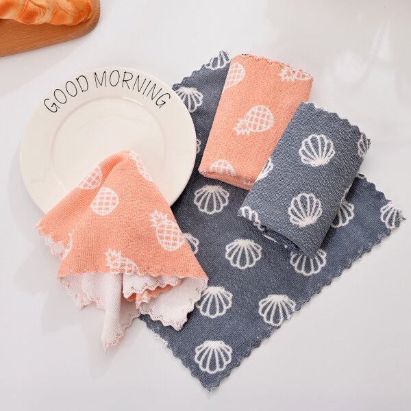 

2pcs Random Color Dishcloth, Multicolor