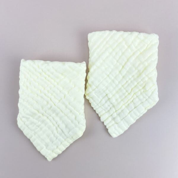 

2pcs Plain Hand Towel, Yellow
