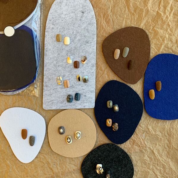 

10pcs Irregular Shape Jewelry Tray, Multicolor