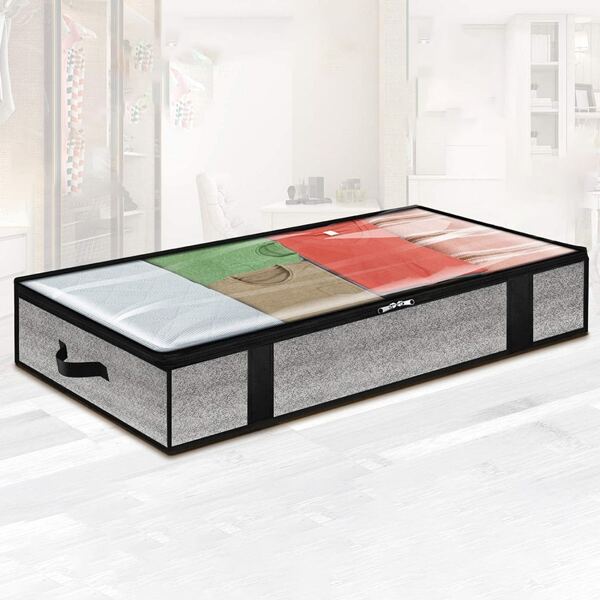 

Clear Clothes Storage Box, Multicolor
