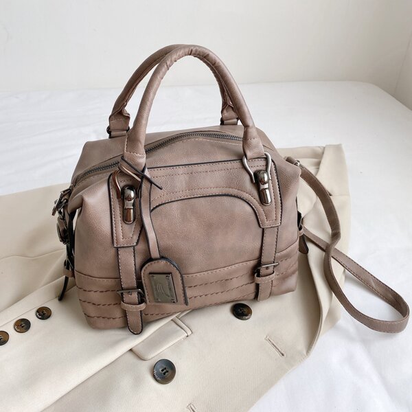 

Men Minimalist Tote Bag, Grey