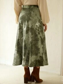 SHEIN Unity Váy nữ Cà vạt nhuộm Giải trí - Nhiều màu - Xem 2