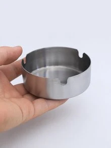1入組不銹鋼煙灰缸 - 銀色 - 查看 2