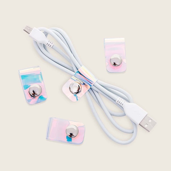 

4pcs Laser Data Cable Organizer, Multicolor