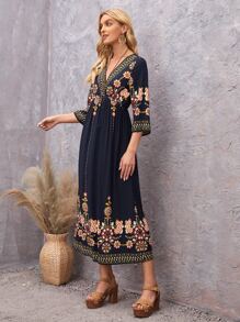 EMERY ROSE Đầm Trọn gói Hoa Boho - Nhiều màu - Xem 3