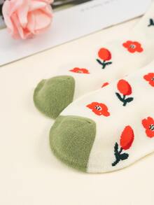 印花中筒襪 - 彩色 - 查看 3