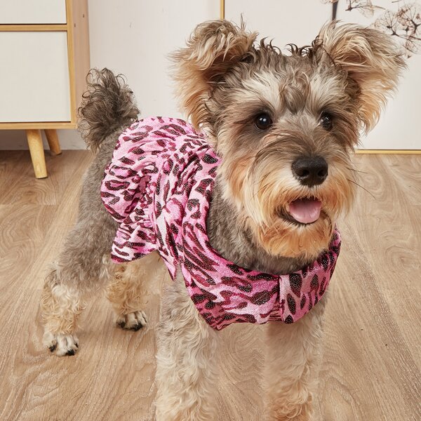 

Leopard Print Pet Dress, Multicolor
