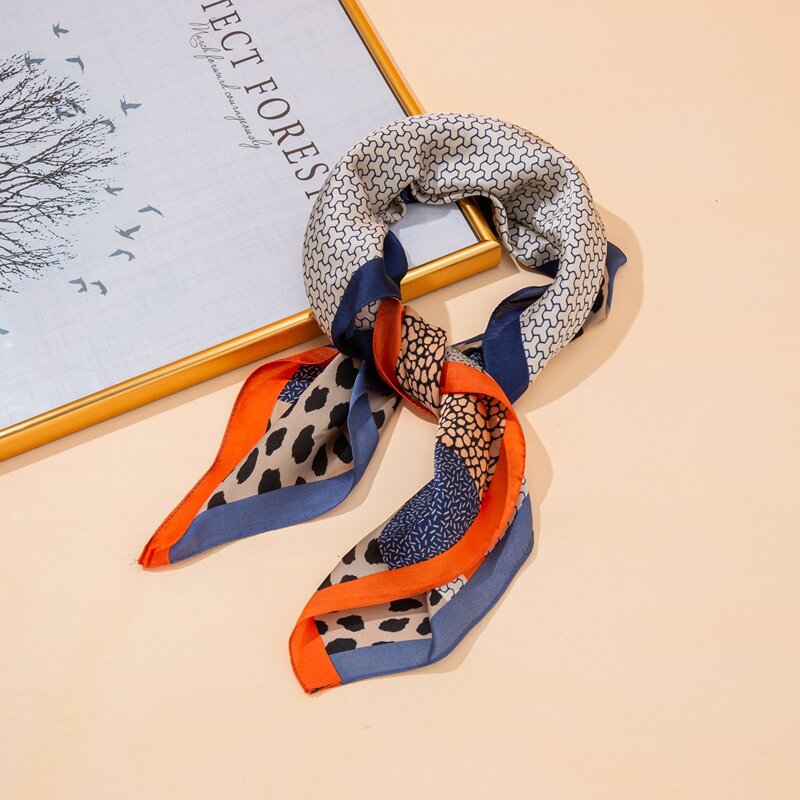 

Patchwork Pattern Bandana, Multicolor
