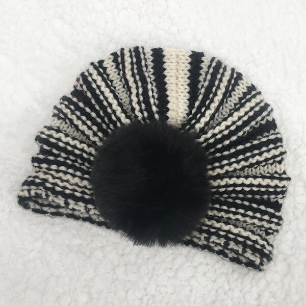 

Baby Pom Pom Hat, Multicolor