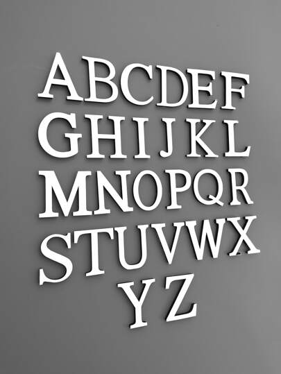 1 件镜面字母装饰工艺品最佳礼物