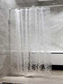 Rèm tắm trong suốt có hoa văn hình học - Trong sáng - Xem 1