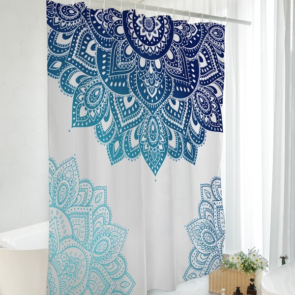 

Mandala Print Shower Curtain, Multicolor