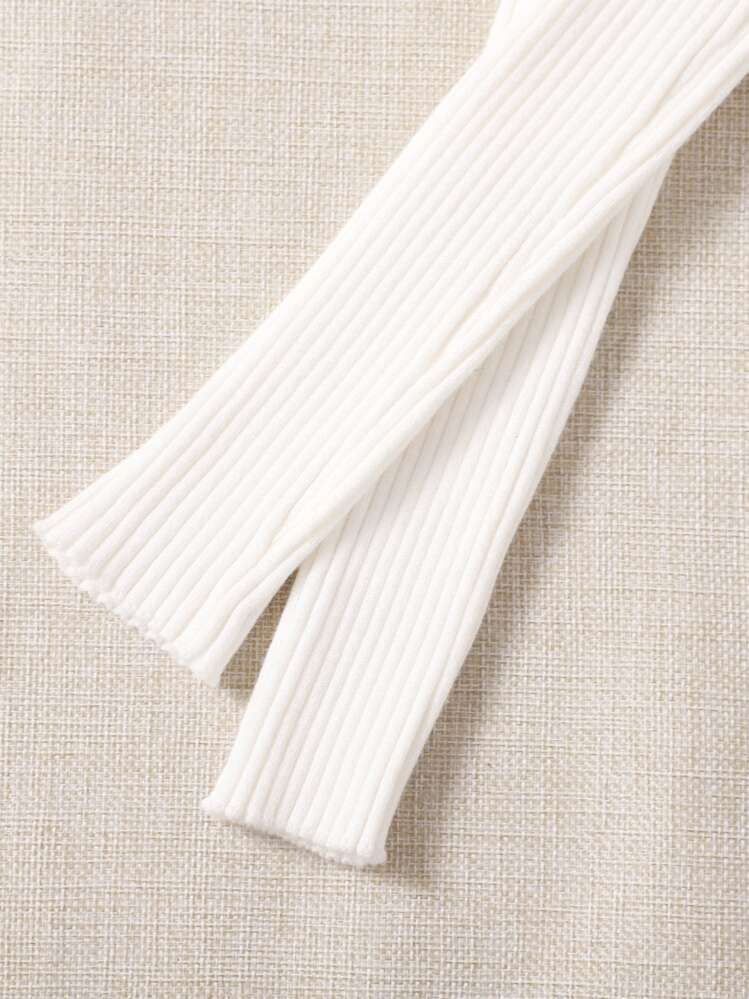 SHEIN ChicEase 4件套高领罗纹针织毛衣，长袖套头衫，秋冬款 - 彩色 - 查看 5