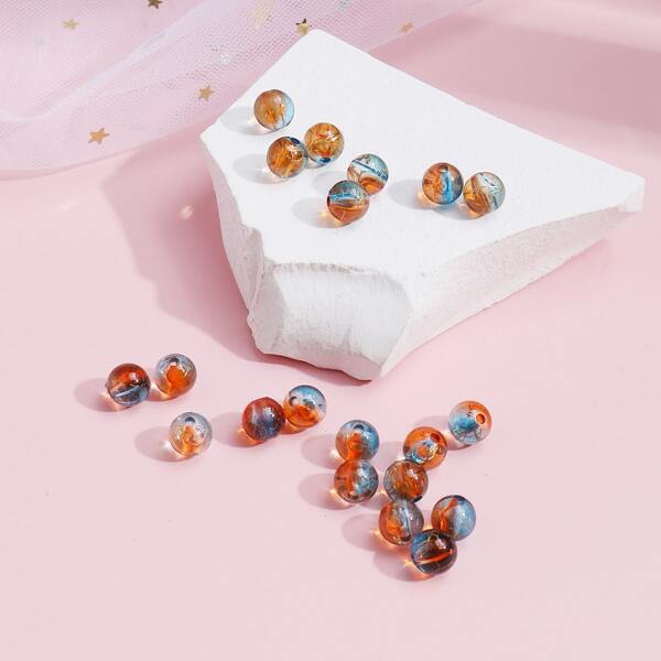 

20pcs Bead DIY Jewelry Accessory, Multicolor