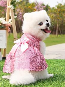 Vestidos para Mascotas Liso - Rosa - Ver 1