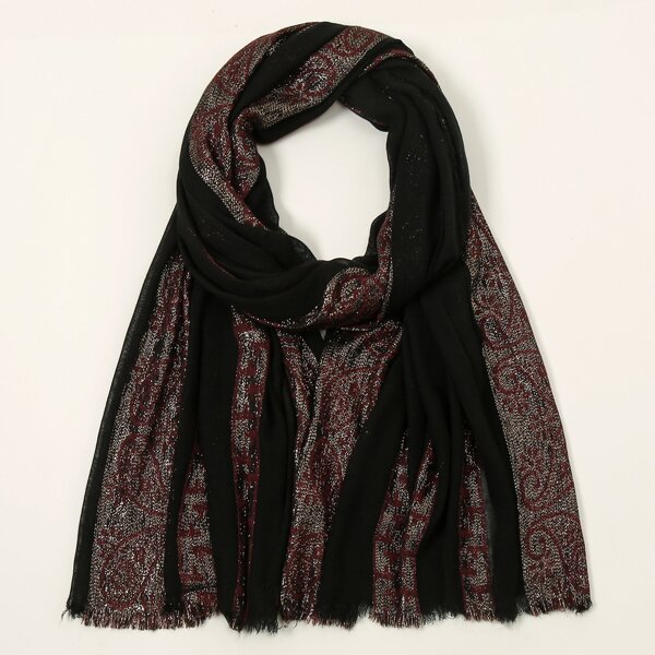

Paisley Pattern Scarf, Multicolor