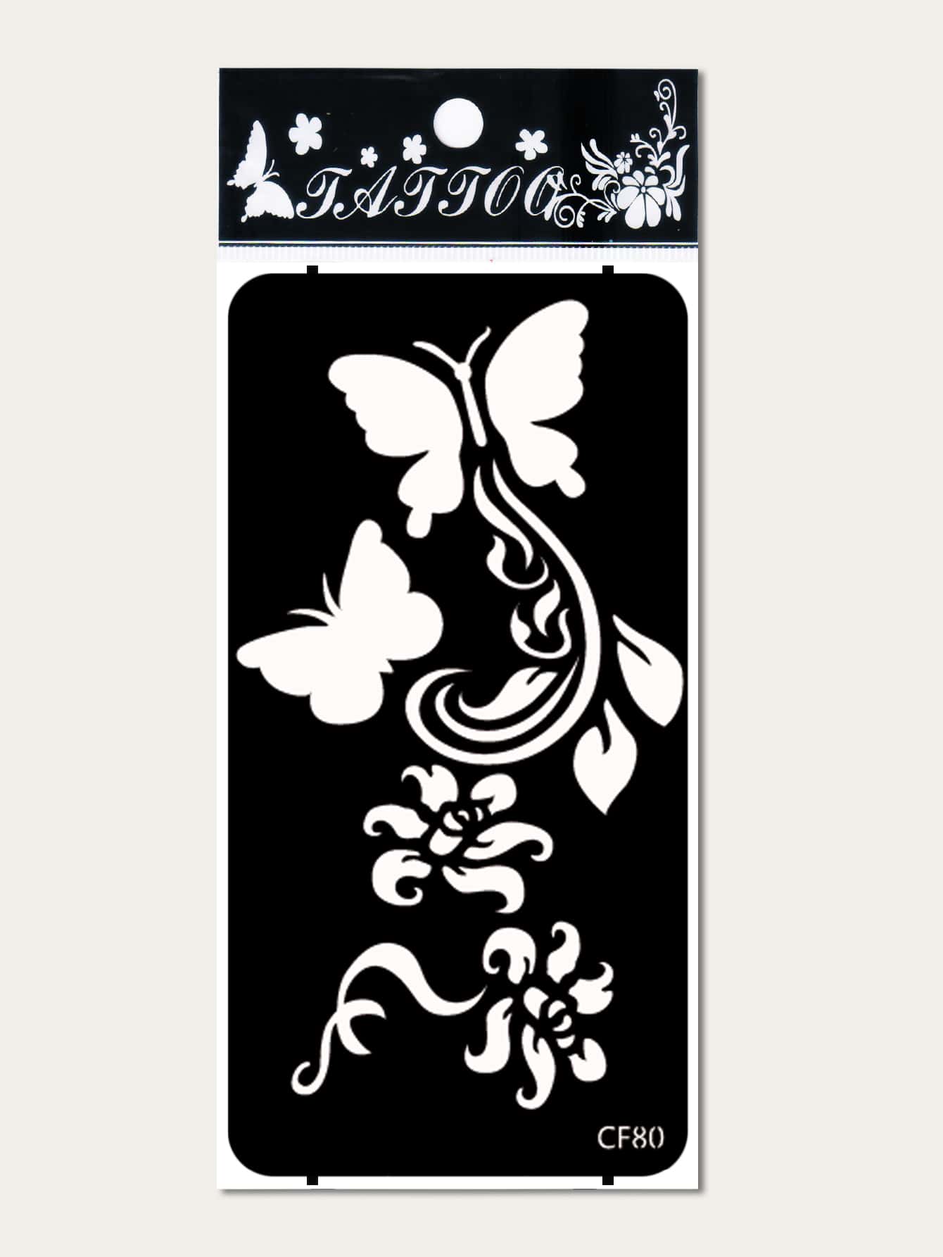 1sheet butterfly pattern tattoo stencil shein eur