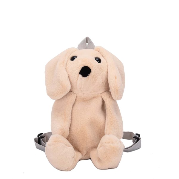 

Cartoon Doggy Graphic Novelty Bag, Beige