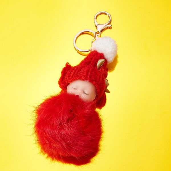 

Baby Doll Decor Bag Charm, Red