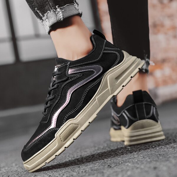 

Men Lace-up Front Low Top Dress Shoes, Black