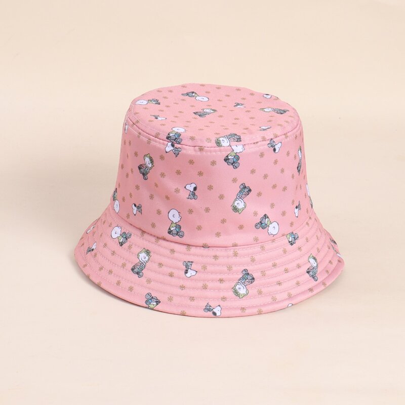 

Cartoon Print Bucket Hat, Multicolor