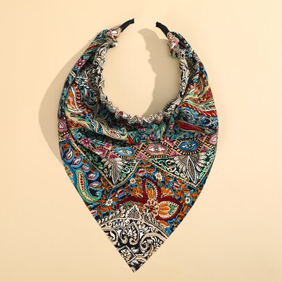 Flower Print Headband