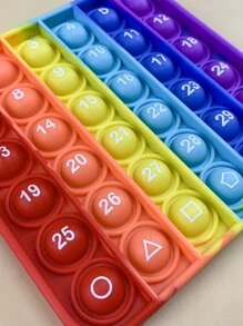 1入組數字圖案擠壓泡泡 - 彩色 - 查看 4