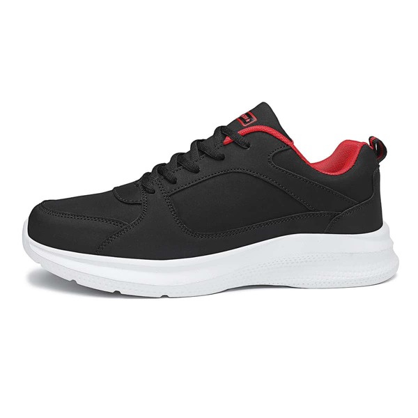 

Men Lace-up Front Low Top Sneakers, Black