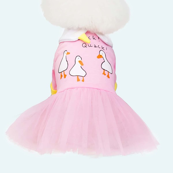 

Duck Print Pet Dress, Pink