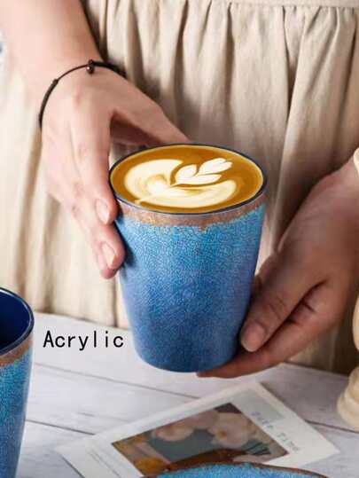 1入組塑膠復古杯子