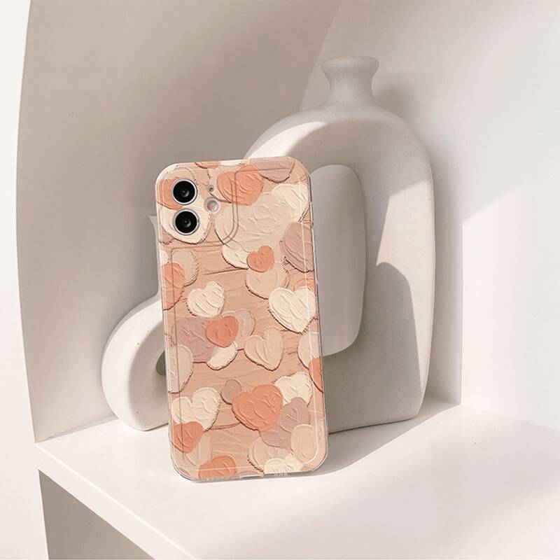 

Heart Pattern Phone Case, Multicolor