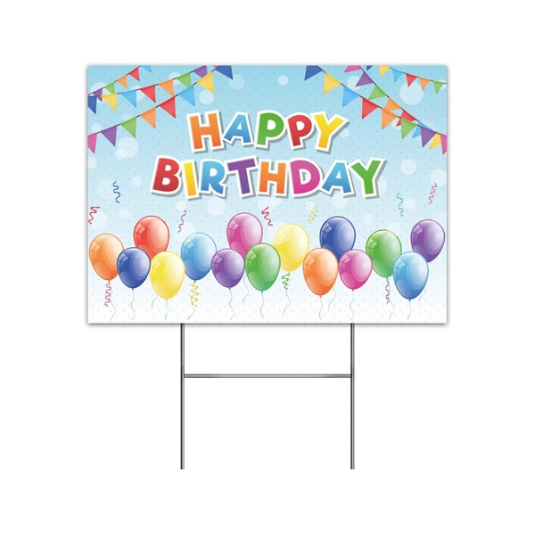 

1pc Slogan Graphic Decorative Garden Stake, Multicolor