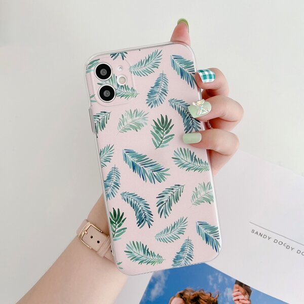 

Leaf Pattern Phone Case, Multicolor
