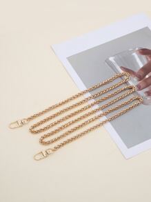 Metallic Chain Bag Strap Bag Accessories DIY Accessories Adjustable Replacement Shoulder Strap Stylish Durable - Gold - View 2