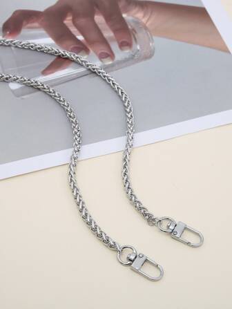 メタリックチェーンバッグストラップ バッグアクセサリー DIY アクセサリー 調整可能な交換用ショルダーストラップ、スタイリッシュで耐久性があります。