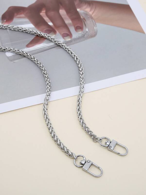 Alça de Bolsa de Corrente Metálica, Acessórios de Bolsa Acessórios DIY  Alça de Ombro de Reposição Ajustável, Elegante e Durável