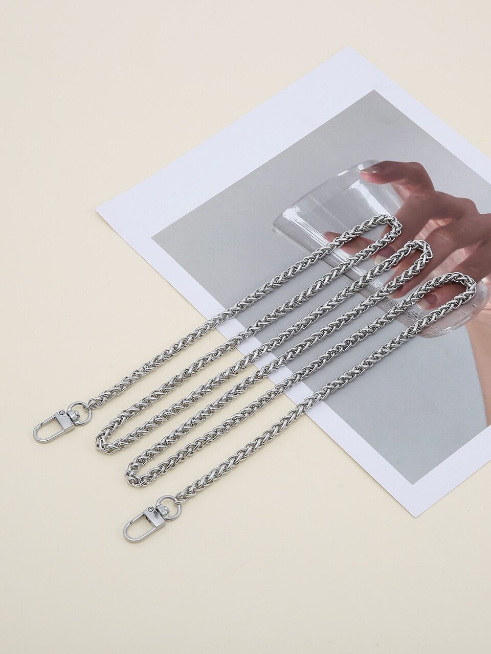 Metallic Chain Bag Strap Bag Accessories DIY Accessories Adjustable Replacement Shoulder Strap Stylish Durable