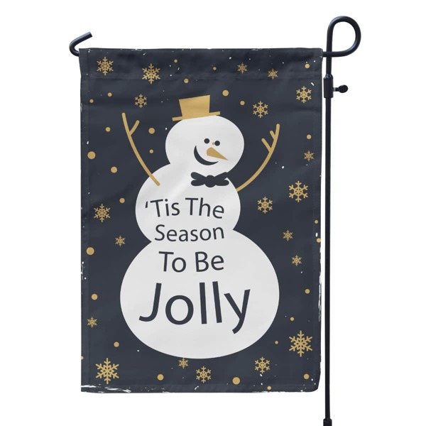 

Christmas Snowman Decorative Garden Flag, Multicolor