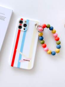撞色帶串珠手帶手機外殼 - 彩色 - 查看 2