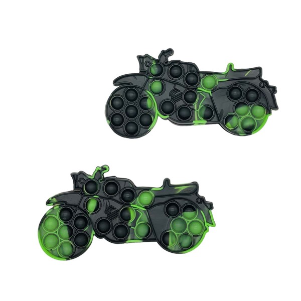 

1pc Motorcycle Shaped Random Push Pop Bubble, Multicolor