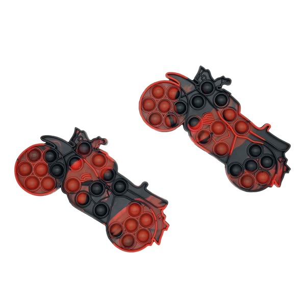 

1pc Random Motorcycle Push Pop Bubble, Multicolor
